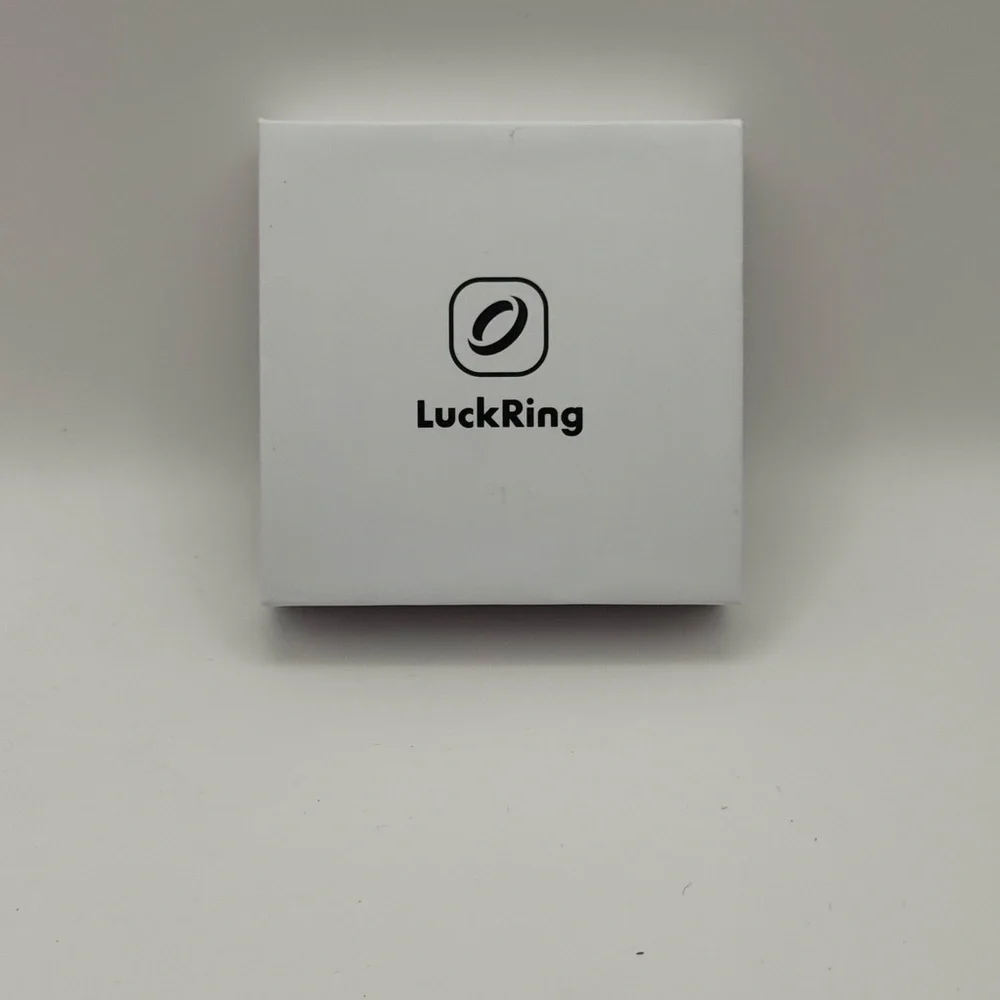 Luck Ring Smart Ring- Brushed Silver/Grey Size 9 or 11